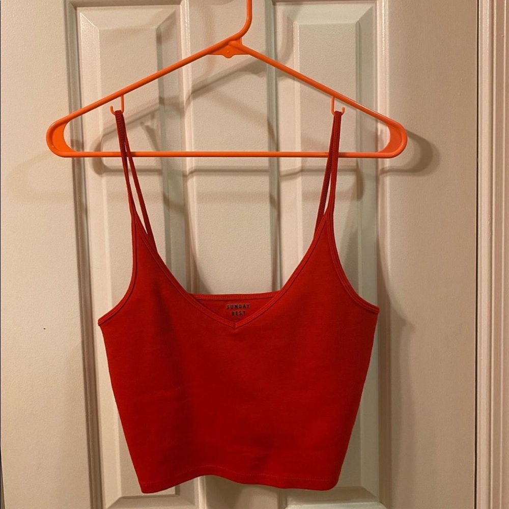 ARITZIA Hot Red Tank Top Body Con